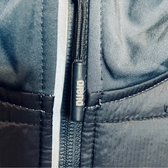 Arena Team Line Knit Quilted Swimmer Jacket Unisex Size Large - Picture 3 of 16